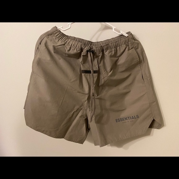 Fear of God Other - Fear Of God Essentials Taupe Volley Shorts SS21